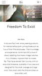 Mobile Screenshot of freedomtoexist.com