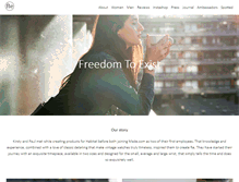 Tablet Screenshot of freedomtoexist.com